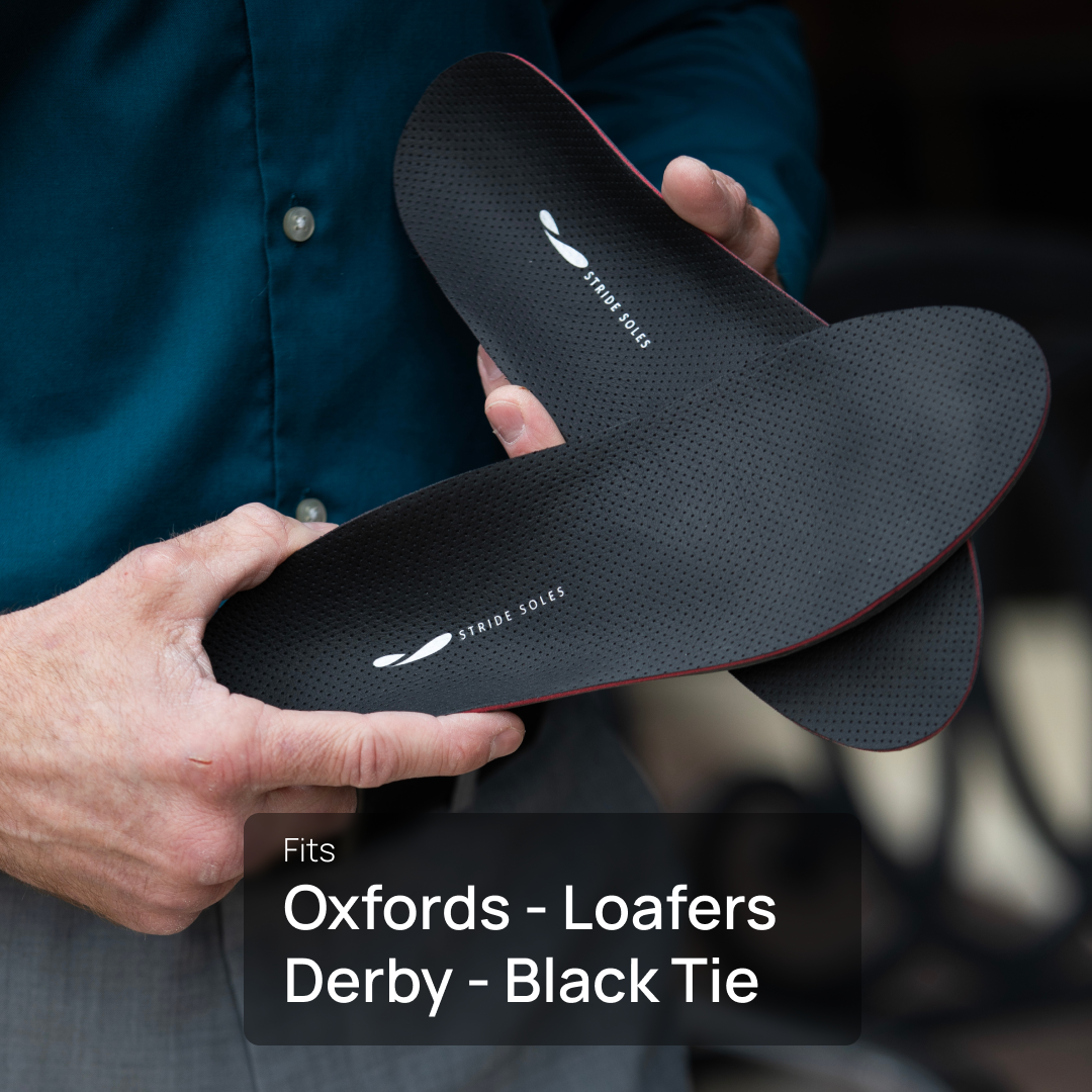 Custom Orthotics for Dress Shoes | StrideSoles Insoles Custom Orthotics for Dress Shoes | StrideSoles Insoles