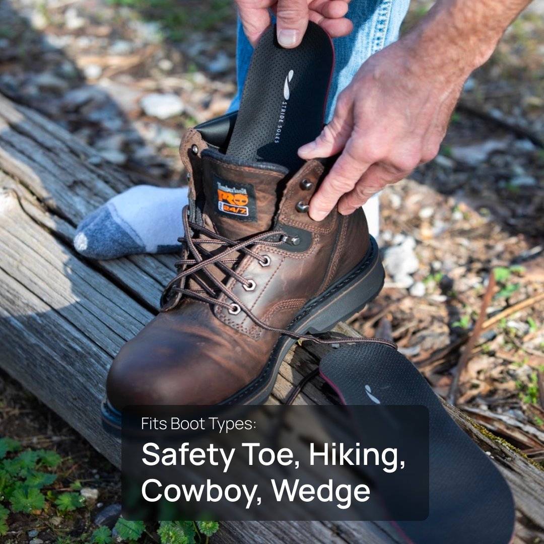 Custom Orthotic Insoles for Work Boots