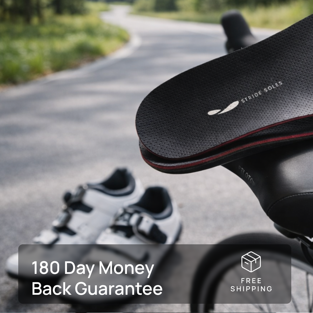Custom Orthotics for Cycling Shoes | StrideSoles Insoles