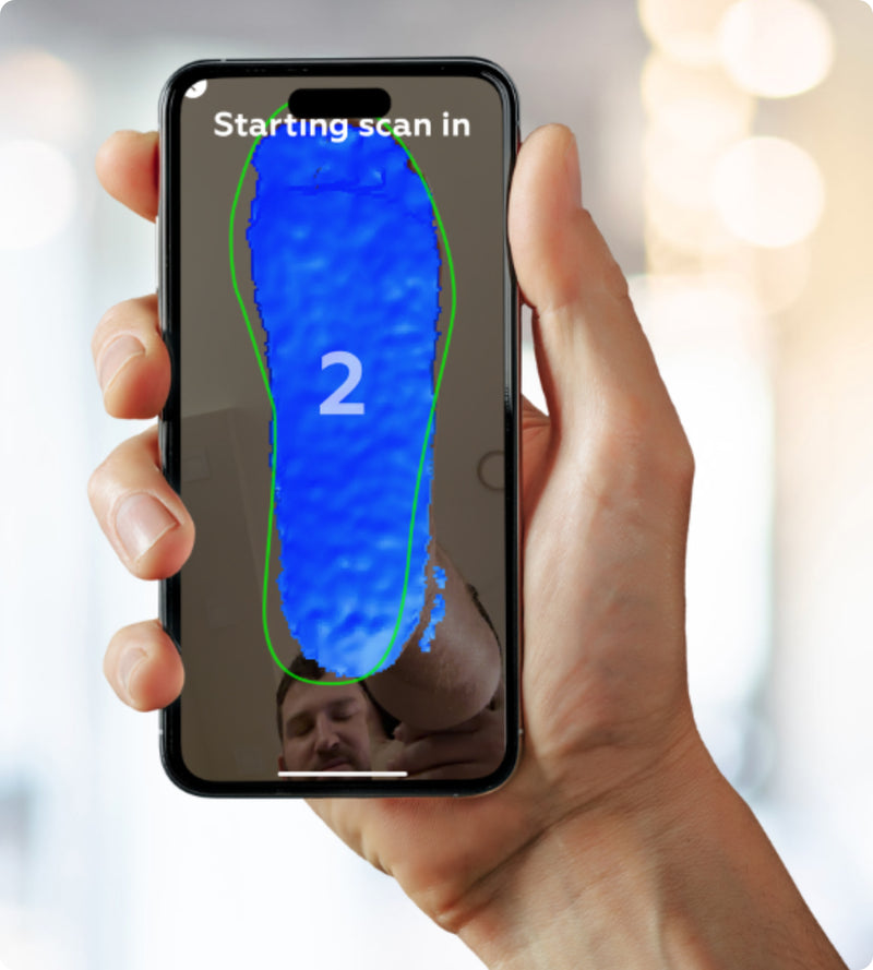 3D foot scanning with smartphone