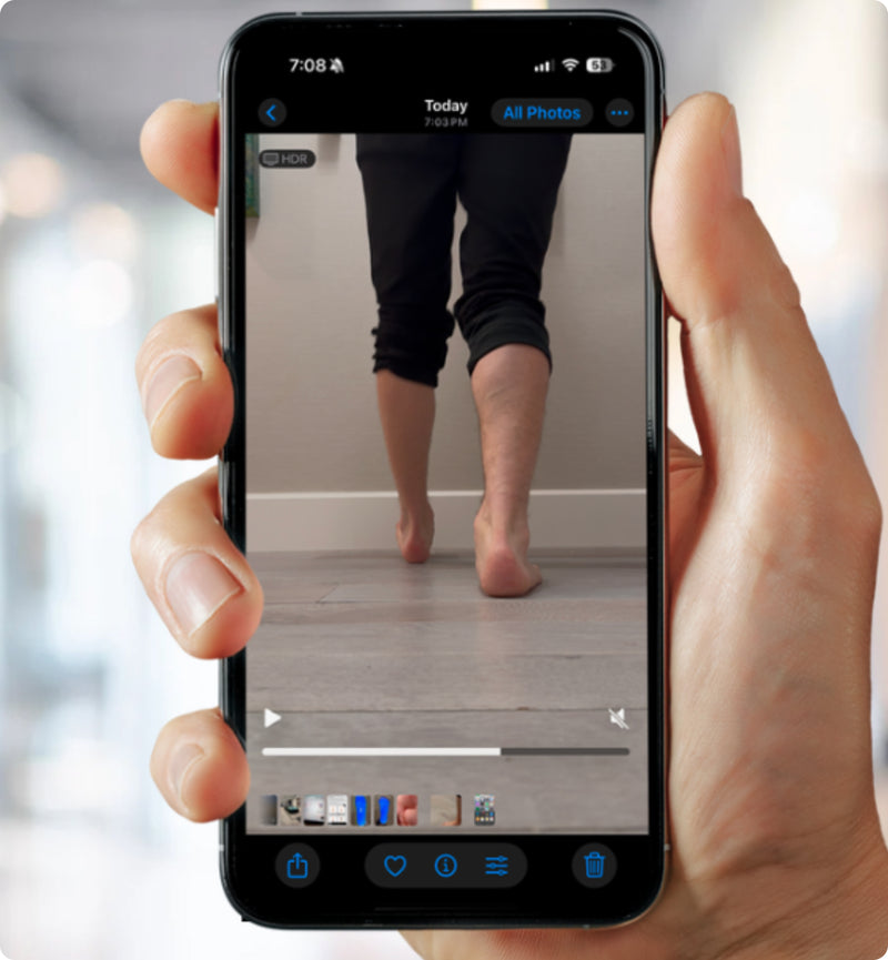 Stride clinician analyzing a gait video
